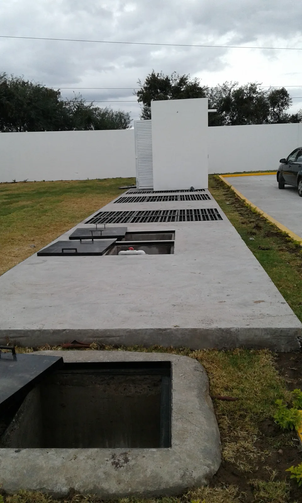 PTAR de concreto terminada