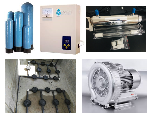<span style="font-weight: bold;">Equipamiento para tratamiento de agua</span>
