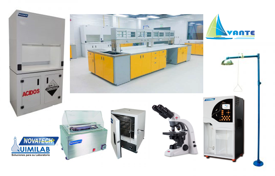 <span style="font-weight: bold;">Equipos y muebles para laboratorio</span>
